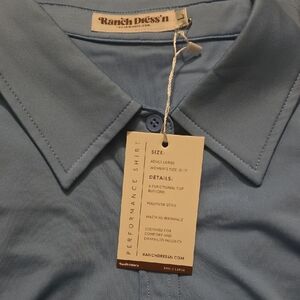 Women's Blue Ranch Dress'n Rodeo Shirt